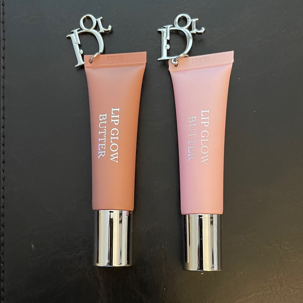 Dior Lip Glow Butter - Soft Pink and Warm Tan